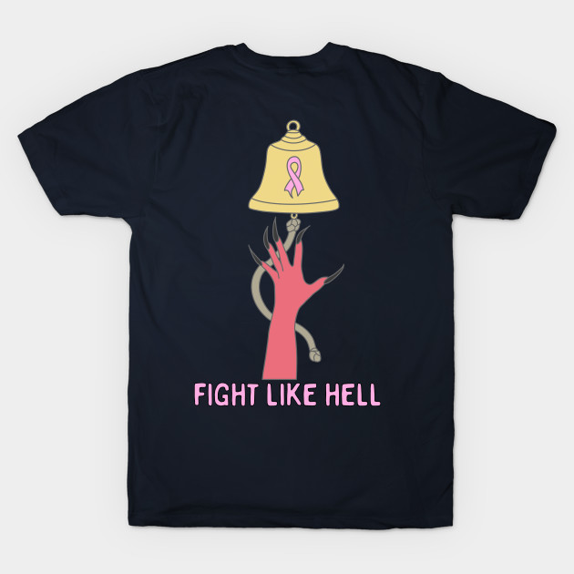 Fight like Hell Halloween Breast Cancer Bell by flytogs